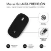Ratón Inalámbrico por Bluetooth Subblim Dual Flat/ Batería recargable/ Hasta 1600 DPI Ratón Inalámbrico por Bluetooth Subblim Dual Flat/ Batería recargable/ Hasta 1600 DPI