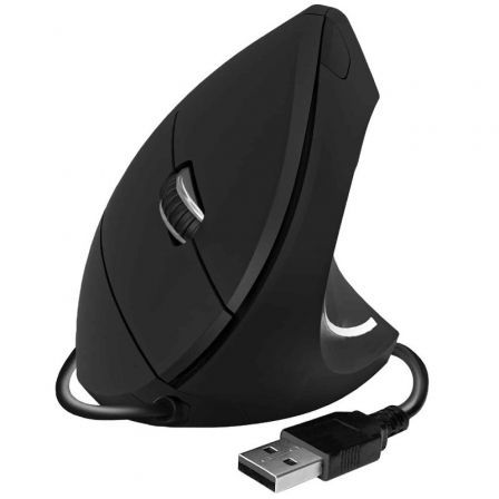 Ratón Ergonómico Subblim Glide Vertical Ergo Wired/ Hasta 1600 DPI/ Negro Ratón Ergonómico Subblim Glide Vertical Ergo Wired/ Hasta 1600 DPI/ Negro