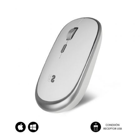 Ratón Mini Inalámbrico Subblim Wireless Mini/ Hasta 1600 DPI/ Plata Ratón Mini Inalámbrico Subblim Wireless Mini/ Hasta 1600 DPI/ Plata