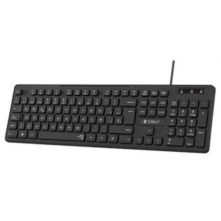 Teclado Subblim Business Slim Silencioso/ Negro Teclado Subblim Business Slim Silencioso/ Negro