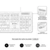 Teclado Subblim Business Slim Silencioso/ Blanco Teclado Subblim Business Slim Silencioso/ Blanco