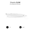 Teclado Subblim Business Slim Silencioso/ Blanco Teclado Subblim Business Slim Silencioso/ Blanco