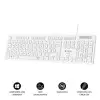 Teclado Subblim Business Slim Silencioso/ Blanco Teclado Subblim Business Slim Silencioso/ Blanco