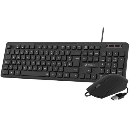 Teclado y Ratón Subblim Combo Business Slim CSSK01/ Negro Teclado y Ratón Subblim Combo Business Slim CSSK01/ Negro