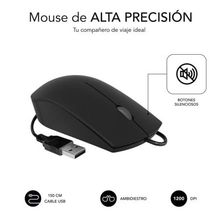 Teclado y Ratón Subblim Combo Business Slim CSSK01/ Negro Teclado y Ratón Subblim Combo Business Slim CSSK01/ Negro