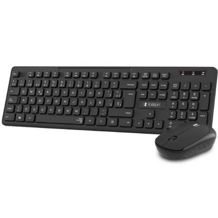 Teclado y Ratón Inalámbrico Subblim Combo Business Slim CSSW10/ Negro Teclado y Ratón Inalámbrico Subblim Combo Business Slim CSSW10/ Negro