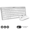 Teclado y Ratón Inalámbrico Subblim OCO010 Combo Multidispositivo Compacto/ Plata Teclado y Ratón Inalámbrico Subblim OCO010 Combo Multidispositivo Compacto/ Plata