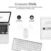 Teclado y Ratón Inalámbrico Subblim OCO010 Combo Multidispositivo Compacto/ Plata Teclado y Ratón Inalámbrico Subblim OCO010 Combo Multidispositivo Compacto/ Plata
