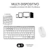 Teclado y Ratón Inalámbrico Subblim OCO010 Combo Multidispositivo Compacto/ Plata Teclado y Ratón Inalámbrico Subblim OCO010 Combo Multidispositivo Compacto/ Plata