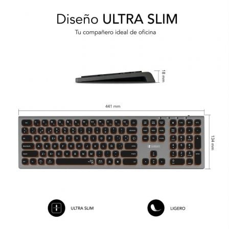 Teclado Inalámbrico Subblim Master/ Gris y Negro Teclado Inalámbrico Subblim Master/ Gris y Negro
