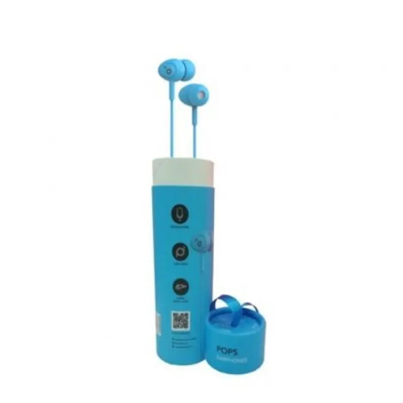 Auriculares Intrauditivos Sunstech Pops/ con Micrófono/ Jack 3.5/ Azules Auriculares Intrauditivos Sunstech Pops/ con Micrófono/ Jack 3.5/ Azules