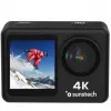 Cámara Digital Deportiva Sunstech Adventure 4K/ 16MP/ Ángulo de visión 170º/ Negra