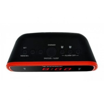 Despertador Sunstech FRD60RD/ Radio FM Despertador Sunstech FRD60RD/ Radio FM