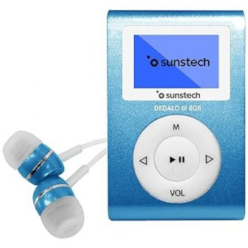 Reproductor MP3 Sunstech Dedalo III/ 8GB/ Radio FM/ Azul Reproductor MP3 Sunstech Dedalo III/ 8GB/ Radio FM/ Azul