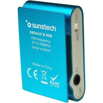 Reproductor MP3 Sunstech Dedalo III/ 8GB/ Radio FM/ Azul Reproductor MP3 Sunstech Dedalo III/ 8GB/ Radio FM/ Azul