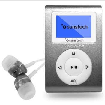 Reproductor MP3 Sunstech Dedalo III/ 8GB/ Radio FM/ Gris Reproductor MP3 Sunstech Dedalo III/ 8GB/ Radio FM/ Gris