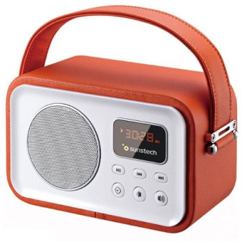 Radio Portátil Sunstech RPBT450/ Roja Radio Portátil Sunstech RPBT450/ Roja