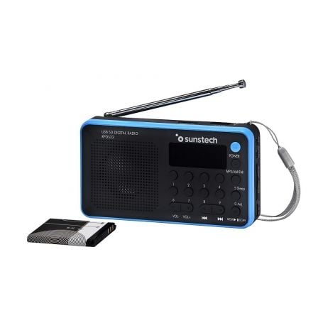 Radio Portátil Sunstech RPDS32BL/ Negra y Azul Radio Portátil Sunstech RPDS32BL/ Negra y Azul