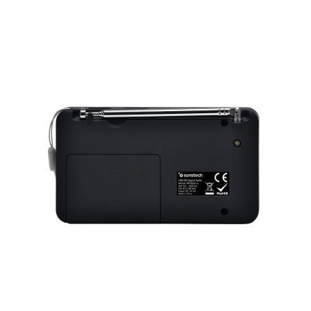Radio Portátil Sunstech RPDS32BL/ Negra y Azul Radio Portátil Sunstech RPDS32BL/ Negra y Azul
