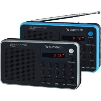 Radio Portátil Sunstech RPD32SL/ Plata Radio Portátil Sunstech RPD32SL/ Plata