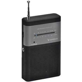 Radio Portátil Sunstech RPS42BLISBK/ Negra Radio Portátil Sunstech RPS42BLISBK/ Negra