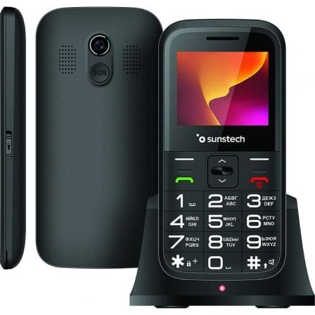 Teléfono Móvil Sunstech CEL4/ Negro Teléfono Móvil Sunstech CEL4/ Negro