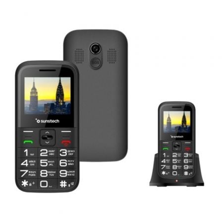 Teléfono Móvil Sunstech CEL4/ Negro Teléfono Móvil Sunstech CEL4/ Negro