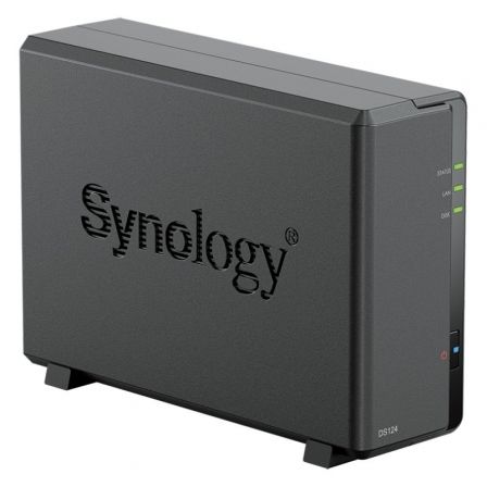 NAS Synology Diskstation DS124/ 1 Bahía 3.5'- 2.5'/ 1GB DDR4/ Formato Torre NAS Synology Diskstation DS124/ 1 Bahía 3.5'- 2.5'/ 1GB DDR4/ Formato Torre