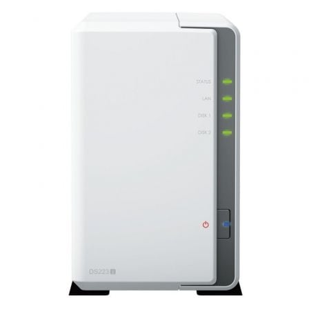 NAS Synology Diskstation DS223J/ 2 Bahías 3.5'- 2.5'/ 1GB DDR4/ Formato Torre NAS Synology Diskstation DS223J/ 2 Bahías 3.5'- 2.5'/ 1GB DDR4/ Formato Torre