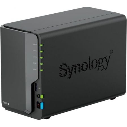 NAS Synology Diskstation DS224+/ 2 Bahías 3.5'- 2.5'/ 2GB DDR4/ Formato Torre NAS Synology Diskstation DS224+/ 2 Bahías 3.5'- 2.5'/ 2GB DDR4/ Formato Torre