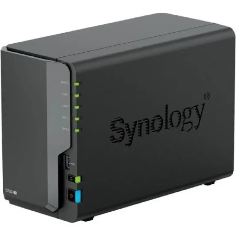 NAS Synology Diskstation DS224+/ 2 Bahías 3.5'- 2.5'/ 2GB DDR4/ Formato Torre NAS Synology Diskstation DS224+/ 2 Bahías 3.5'- 2.5'/ 2GB DDR4/ Formato Torre