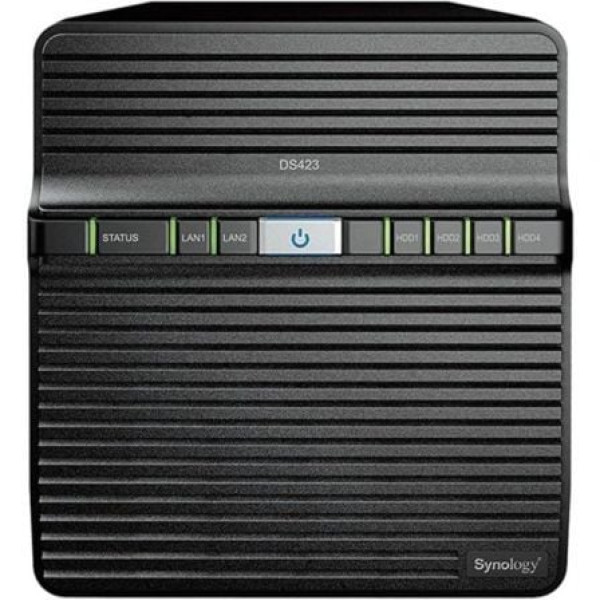NAS Synology Diskstation DS423+/ 4 Bahías 3.5'- 2.5'/ 2GB DDR4/ Formato Torre