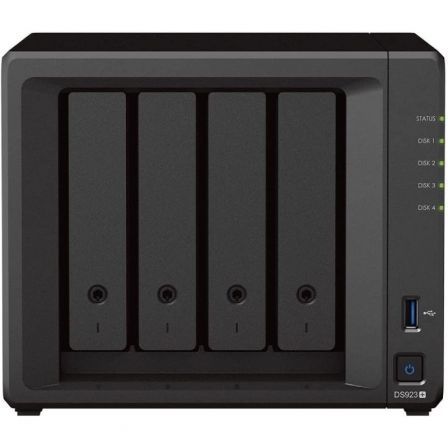 NAS Synology Diskstation DS923+/ 4 Bahías 3.5'- 2.5'/ 4GB DDR4/ Formato Torre NAS Synology Diskstation DS923+/ 4 Bahías 3.5'- 2.5'/ 4GB DDR4/ Formato Torre