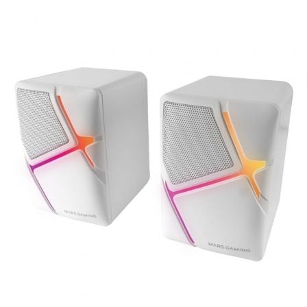 Altavoces Mars Gaming MS-H/ 10W/ 2.0/ Blancos Altavoces Mars Gaming MS-H/ 10W/ 2.0/ Blancos