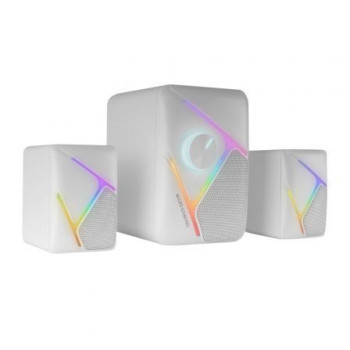 Altavoces Mars Gaming MS-H21/ 35W/ 2.1/ Blancos Altavoces Mars Gaming MS-H21/ 35W/ 2.1/ Blancos