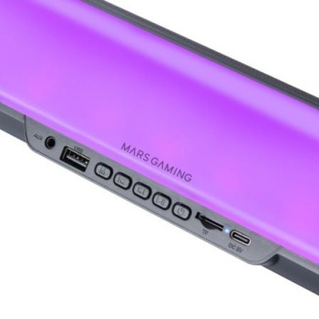 Barra de Sonido con Bluetooth Mars Gaming MSB-ORB/ 20W/ 2.0/ Negra Barra de Sonido con Bluetooth Mars Gaming MSB-ORB/ 20W/ 2.0/ Negra