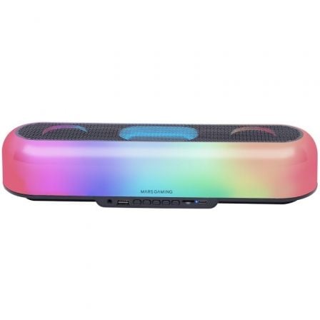Barra de Sonido con Bluetooth Mars Gaming MSB-ORB/ 20W/ 2.0/ Negra Barra de Sonido con Bluetooth Mars Gaming MSB-ORB/ 20W/ 2.0/ Negra