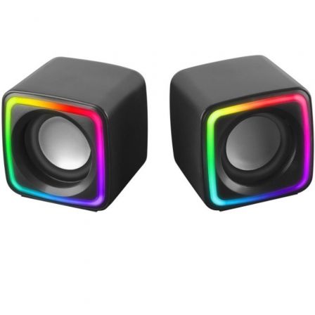 Altavoces Mars Gaming MSCUBE/ 8W/ 2.0/ Negros Altavoces Mars Gaming MSCUBE/ 8W/ 2.0/ Negros