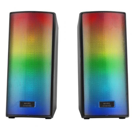 Altavoces Mars Gaming MSRGB2/ 15W/ 2.0/ Negros Altavoces Mars Gaming MSRGB2/ 15W/ 2.0/ Negros
