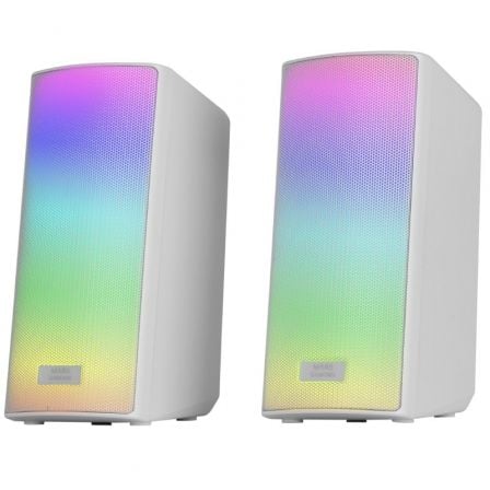 Altavoces Mars Gaming MSRGB2W/ 15W/ 2.0/ Blancos Altavoces Mars Gaming MSRGB2W/ 15W/ 2.0/ Blancos