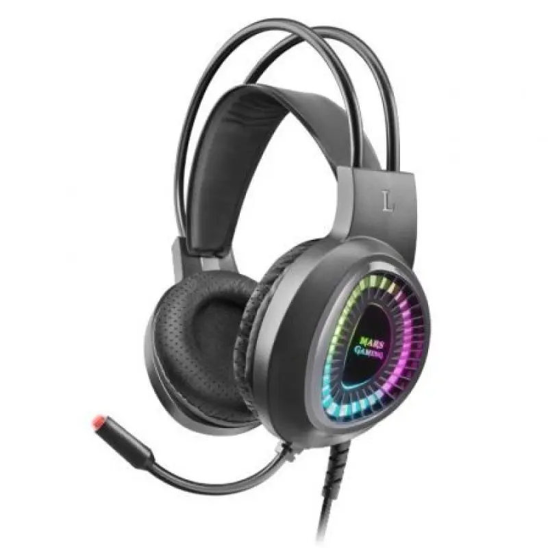 Auriculares Gaming con Micrófono Mars Gaming MH220/ Jack 3.5/ Negros Auriculares Gaming con Micrófono Mars Gaming MH220/ Jack 3.5/ Negros