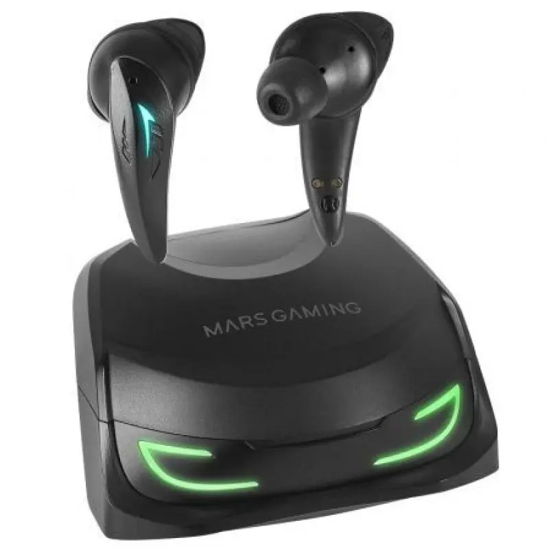 Auriculares Bluetooth Mars Gaming MHI-Ultra con estuche de carga/ Autonomía 7-8h/ Negros Auriculares Bluetooth Mars Gaming MHI-Ultra con estuche de carga/ Autonomía 7-8h/ Negros