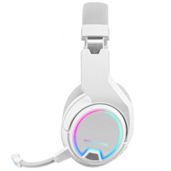 Auriculares Gaming Inalámbricos con Micrófono Mars Gaming MHW100/ Jack 3.5/ Blancos Auriculares Gaming Inalámbricos con Micrófono Mars Gaming MHW100/ Jack 3.5/ Blancos