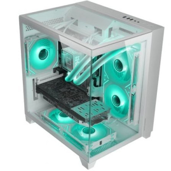 Caja Gaming MiniTorre Mars Gaming MC-3CM/ Blanco Caja Gaming MiniTorre Mars Gaming MC-3CM/ Blanco