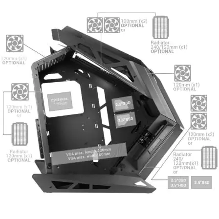 Caja Gaming Semitorre Mars Gaming MC-TITAN/ Blanca Caja Gaming Semitorre Mars Gaming MC-TITAN/ Blanca