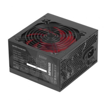 Fuente de Alimentación Mars Gaming MPIII650/ 650W/ Ventilador 12cm Fuente de Alimentación Mars Gaming MPIII650/ 650W/ Ventilador 12cm