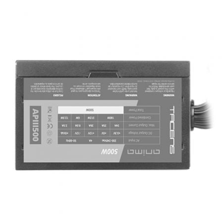 Fuente de Alimentación Anima APIII500/ 500W/ Ventilador 12cm Fuente de Alimentación Anima APIII500/ 500W/ Ventilador 12cm