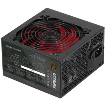 Fuente de Alimentación Mars Gaming MPB550/ 550W/ Ventilador 12cm/ 80 Plus Bronze Fuente de Alimentación Mars Gaming MPB550/ 550W/ Ventilador 12cm/ 80 Plus Bronze
