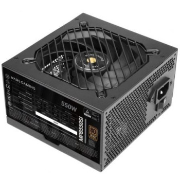 Fuente de Alimentación Mars Gaming MPB550SI/ 550W/ Ventilador 12cm/ 80 Plus Bronze Fuente de Alimentación Mars Gaming MPB550SI/ 550W/ Ventilador 12cm/ 80 Plus Bronze