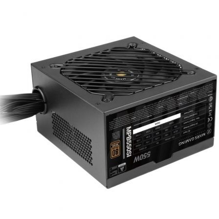 Fuente de Alimentación Mars Gaming MPB550SI/ 550W/ Ventilador 12cm/ 80 Plus Bronze Fuente de Alimentación Mars Gaming MPB550SI/ 550W/ Ventilador 12cm/ 80 Plus Bronze